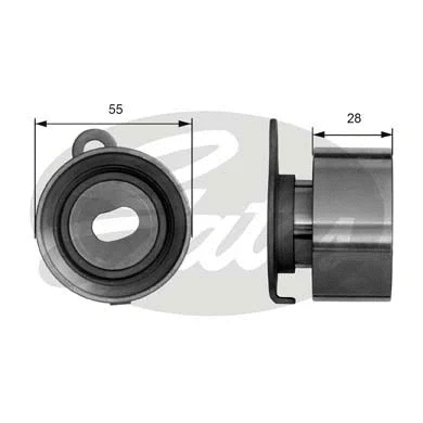 Tensioner Pulley, timing belt (T41017)