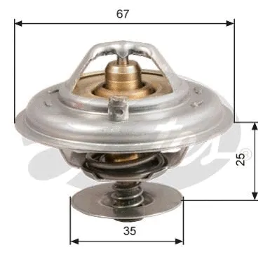 Thermostat, coolant (TH14387G1)