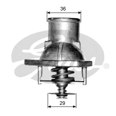 Thermostat, coolant (TH15192G1)