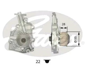 Water Pump, engine cooling (WP0058)
