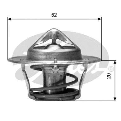 Thermostat, coolant (TH04191G1)