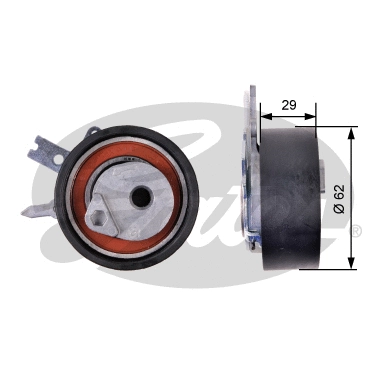 Tensioner Pulley, timing belt (T43218)