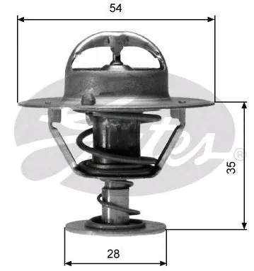 Thermostat, coolant (TH04277G1)