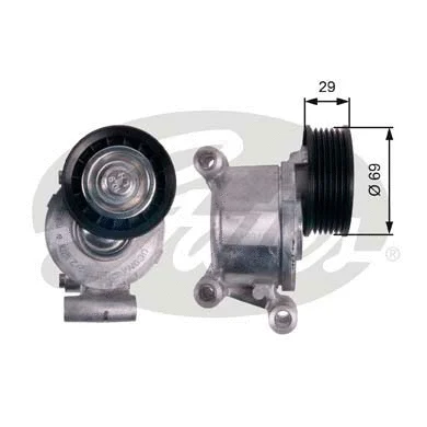 Belt Tensioner, V-ribbed belt (T38318)