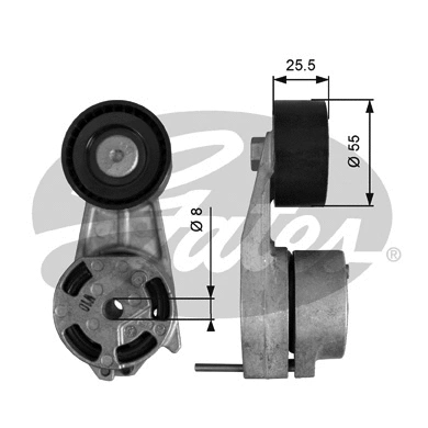 Belt Tensioner, V-ribbed belt (T39399)