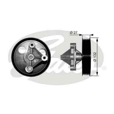 Deflection/Guide Pulley, V-ribbed belt (T36194)