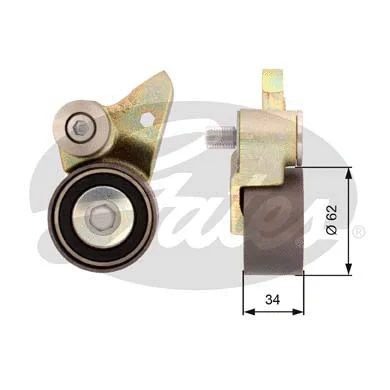 Tensioner Pulley, timing belt (T41098)