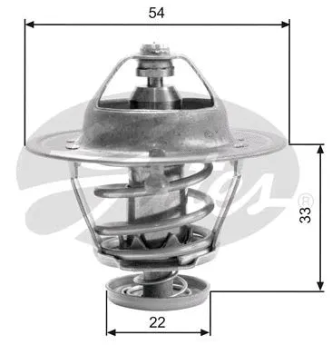 Thermostat, coolant (TH22682G1)