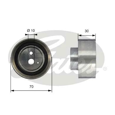 Tensioner Pulley, timing belt (T41254)