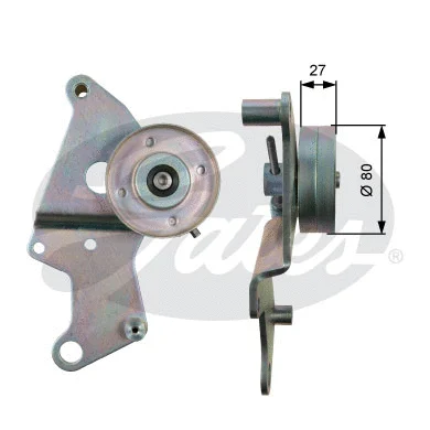 Tensioner Pulley, V-ribbed belt (T39244)