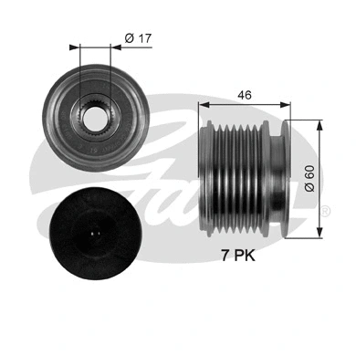 Alternator Freewheel Clutch (OAP7056)