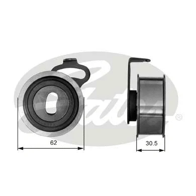 Tensioner Pulley, timing belt (T41077)