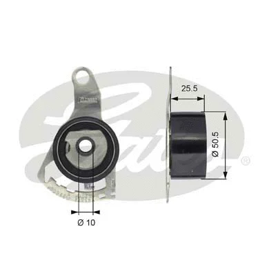 Tensioner Pulley, timing belt (T43056)