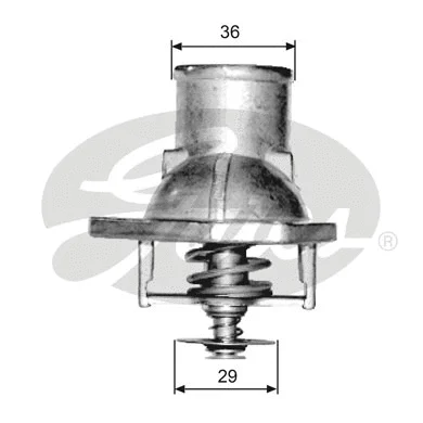 Thermostat, coolant (TH15182G1)