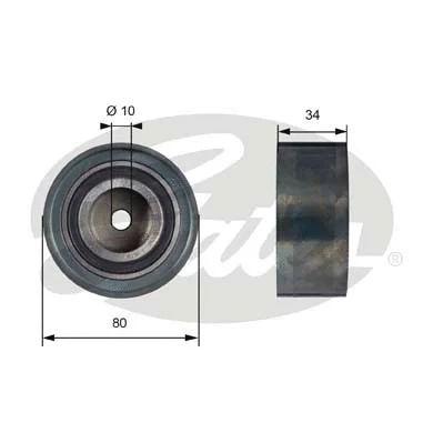 Deflection/Guide Pulley, timing belt (T41238)