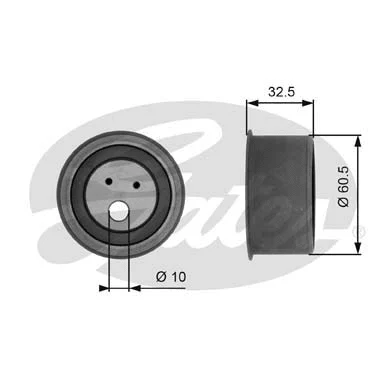 Tensioner Pulley, timing belt (T41054)