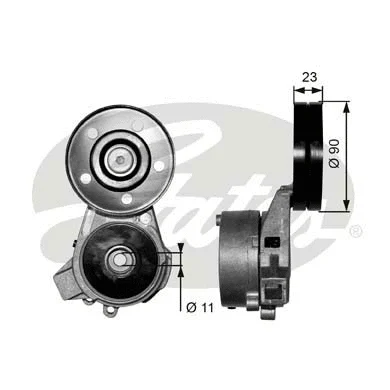 Belt Tensioner, V-ribbed belt (T38470)