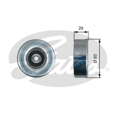 Deflection/Guide Pulley, V-ribbed belt (T36498)