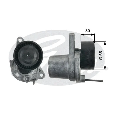 Belt Tensioner, V-ribbed belt (T39251)