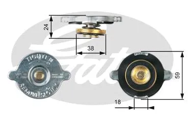 Cap, radiator (RC111)