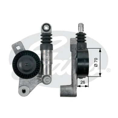 Belt Tensioner, V-ribbed belt (T39132)