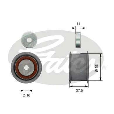 Deflection/Guide Pulley, timing belt (T42174)