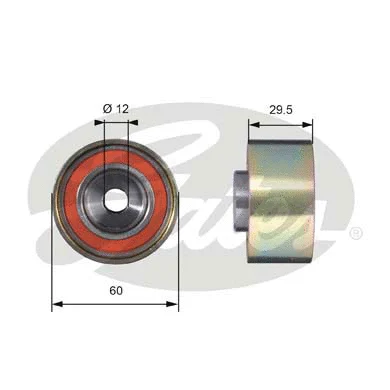 Deflection/Guide Pulley, timing belt (T42026)