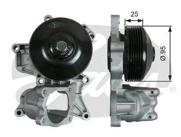 Water Pump, engine cooling (WP0121)