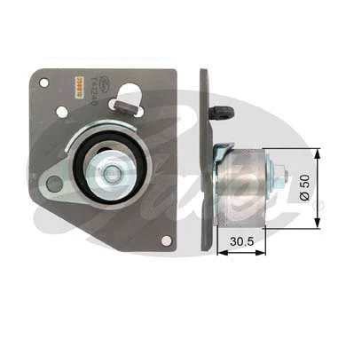 Tensioner Pulley, timing belt (T41240)