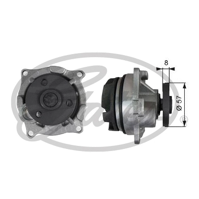 Water Pump, engine cooling (WP0148)