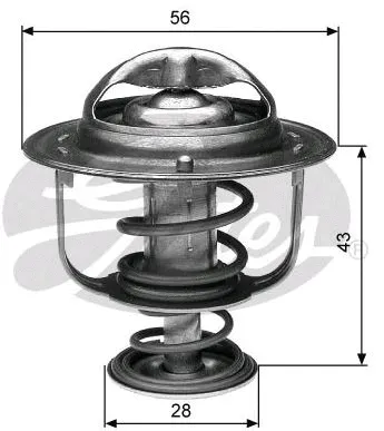 Thermostat, coolant (TH31282G1)