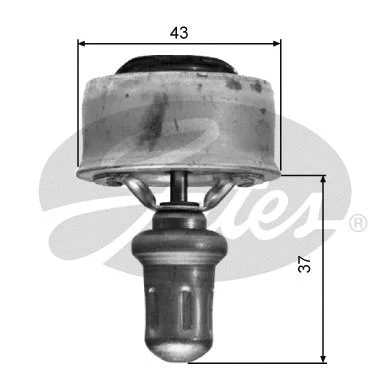 Thermostat, coolant (TH01489)