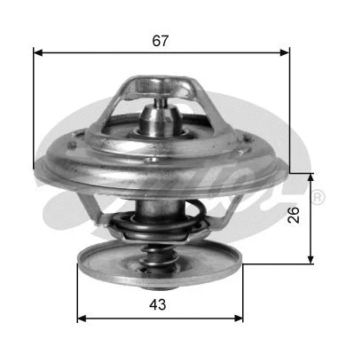 Thermostat, coolant (TH01991G1)