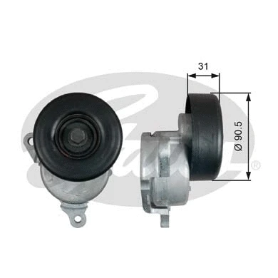 Belt Tensioner, V-ribbed belt (T38480)