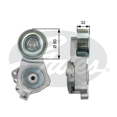 Belt Tensioner, V-ribbed belt (T39098)