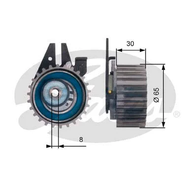 Tensioner Pulley, timing belt (T43211)