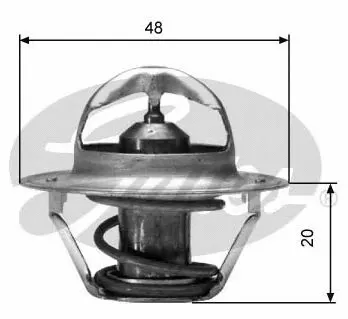 Thermostat, coolant (TH00391G2)