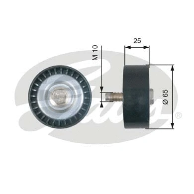 Deflection/Guide Pulley, V-ribbed belt (T36322)