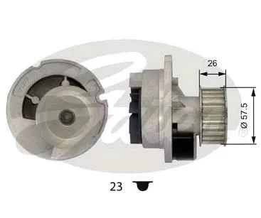 Water Pump, engine cooling (WP0032)