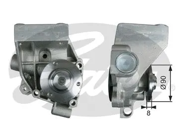 Water Pump, engine cooling (WP0138)