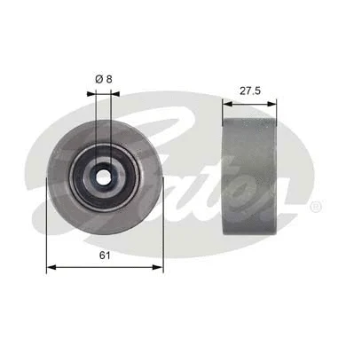 Deflection/Guide Pulley, timing belt (T42151)