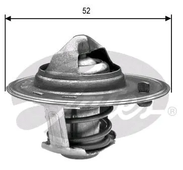 Thermostat, coolant (TH24488G1)