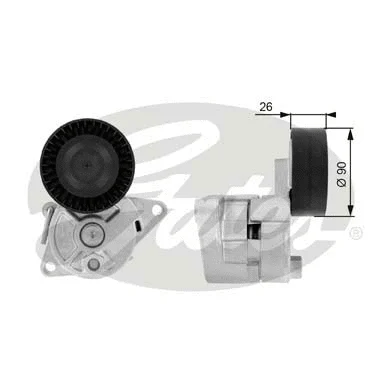 Belt Tensioner, V-ribbed belt (T38224)