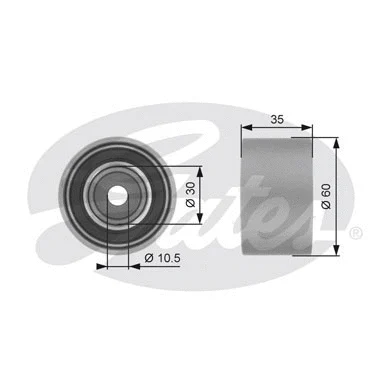 Deflection/Guide Pulley, timing belt (T42194)