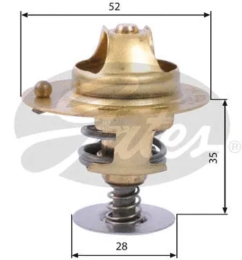 Thermostat, coolant (TH14178G1)