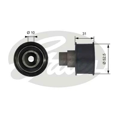 Deflection/Guide Pulley, timing belt (T42080)