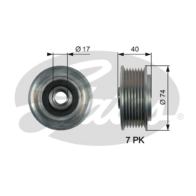 Alternator Freewheel Clutch (OAP7159)