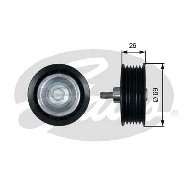Deflection/Guide Pulley, V-ribbed belt (T36456)