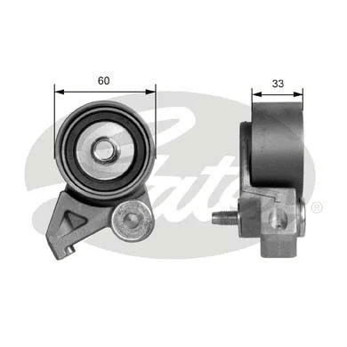 Tensioner Pulley, timing belt (T41034)