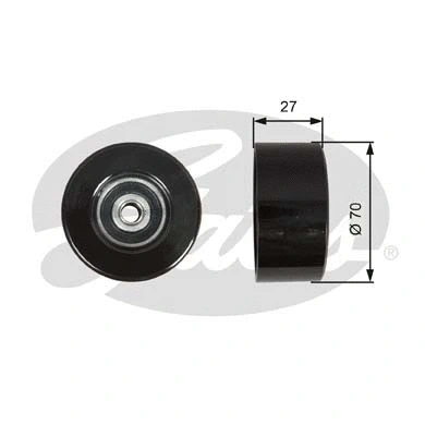 Deflection/Guide Pulley, V-ribbed belt (T36608)